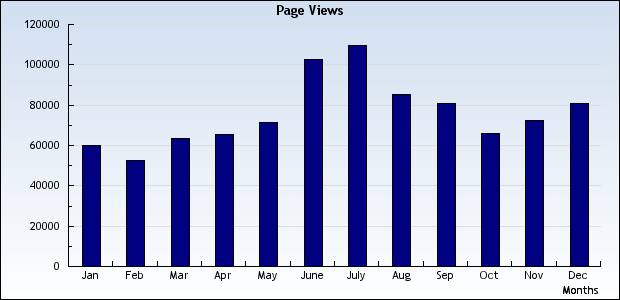 Page View bar chart bar chart