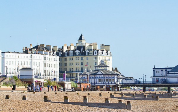 The seafront at Eastbourne, East Sussex