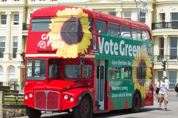 Green Party Bus