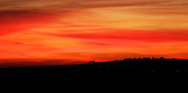 Sunset over Woodingdean