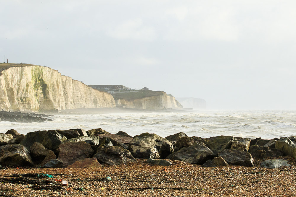 The cliffs at Saltdean (seen from Rottingdean), East Sussex