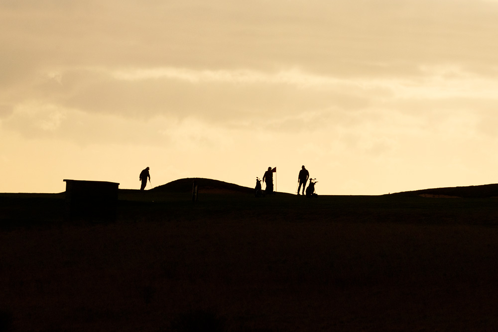 golfers silhouette