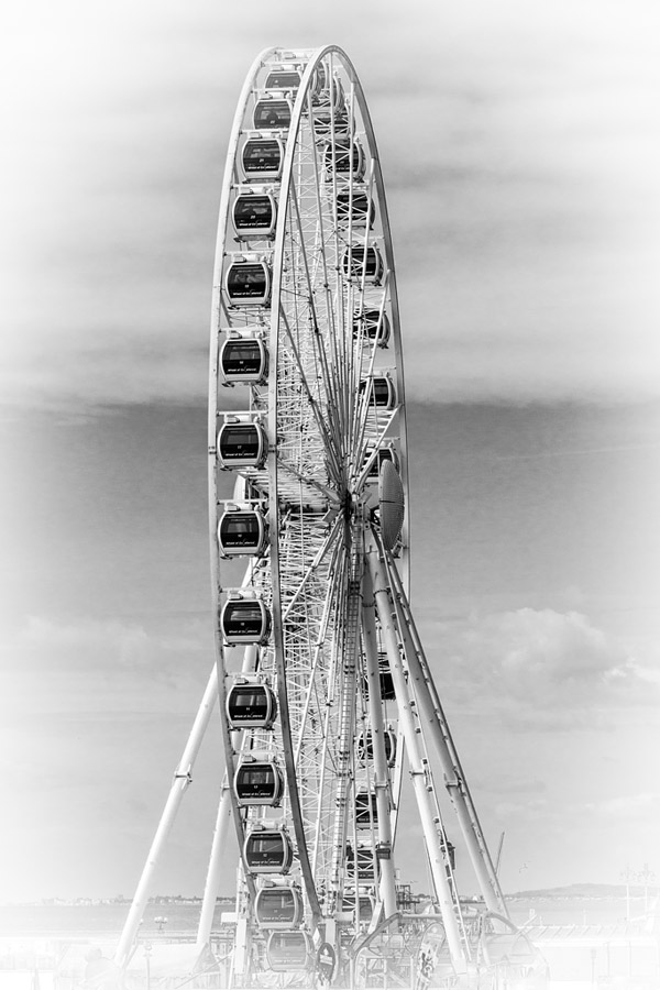 The Brighton Wheel is a recent but well-regarded feature on the historic seafront.
