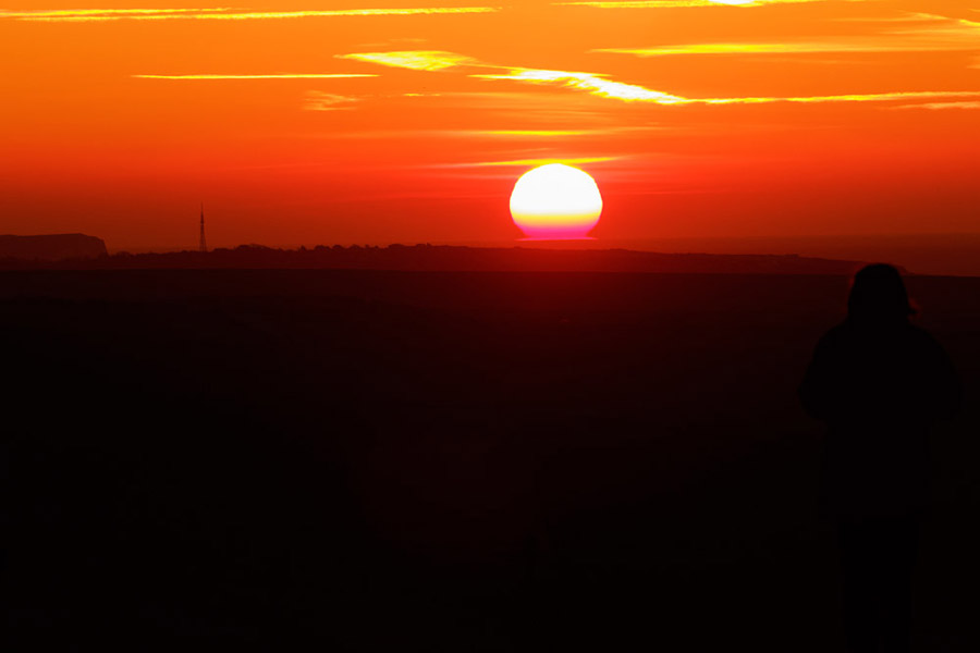 Sunrise at Sheepcote Valley, Brighton
