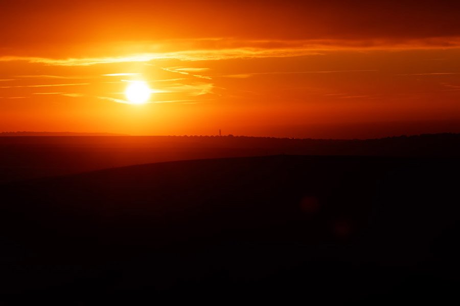 Sunrise at Sheepcote Valley, Brighton