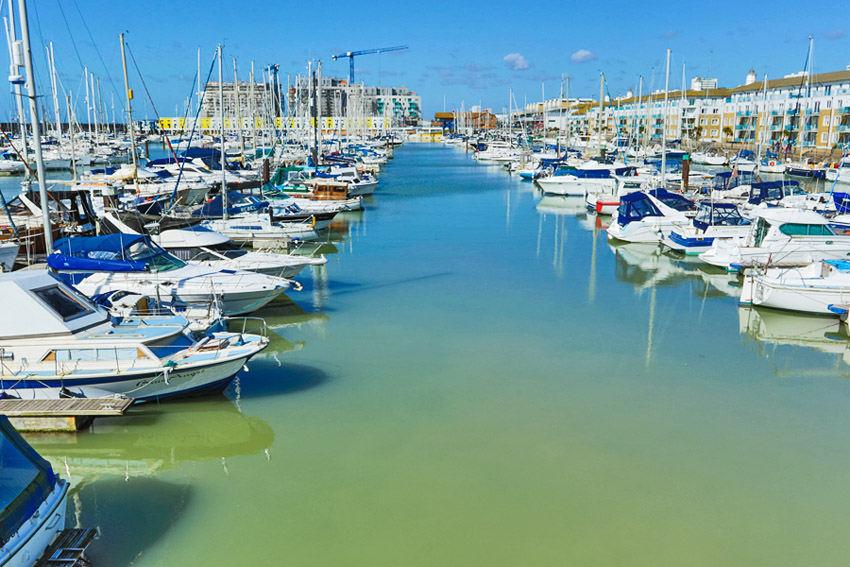 Brighton Marina on Good Friday 2016